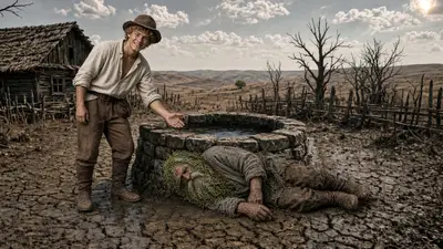 Кадр із кліпу «Голос із криниці»