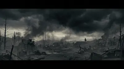 Кадр із кліпу «Дракон ельф та орк»